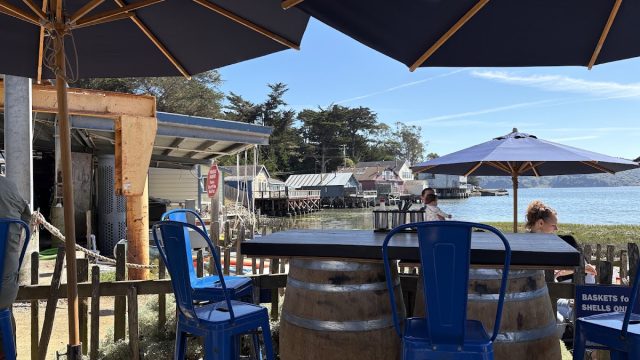 The Boat Oyster Bar at the Hog Island Oyster Farm